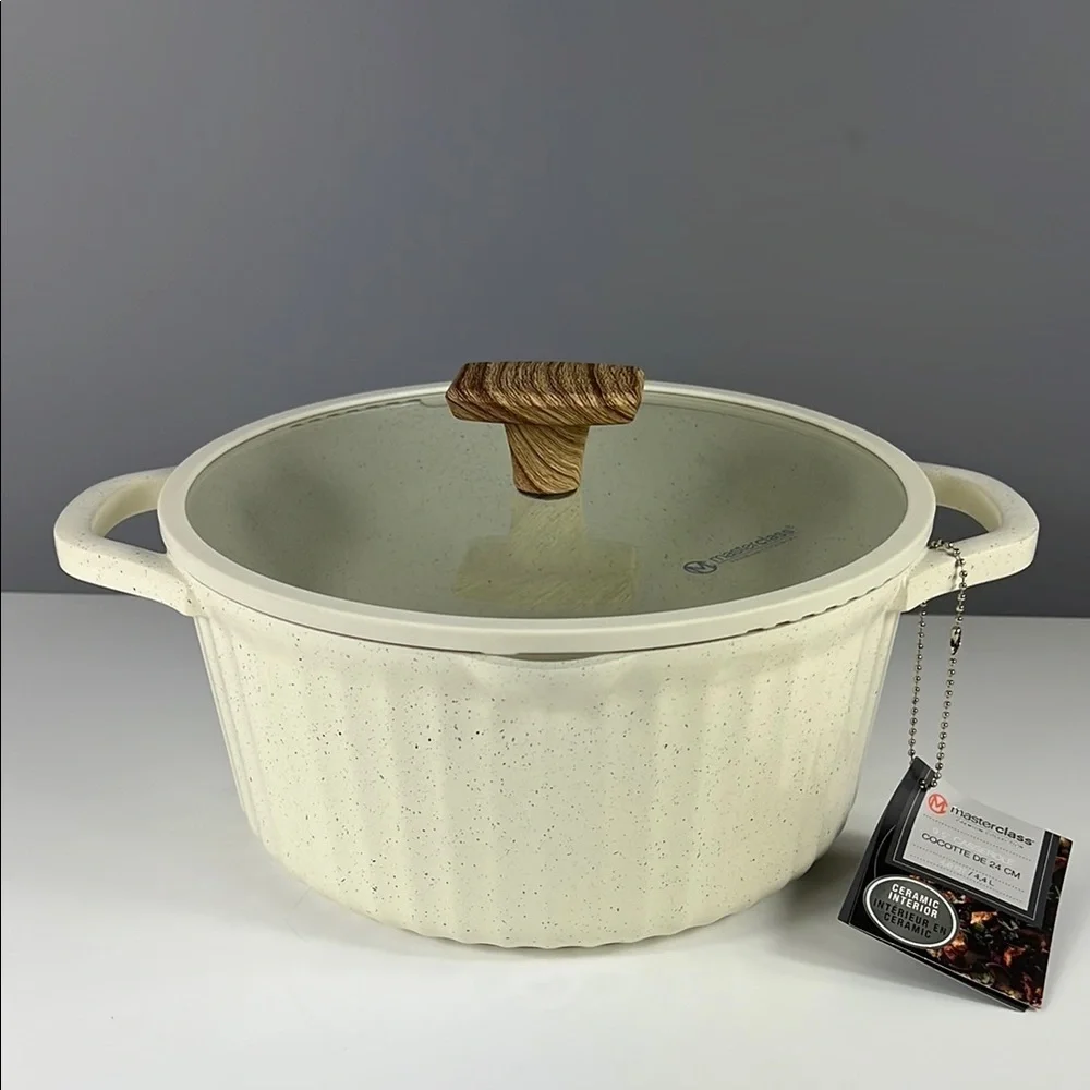 Masterclass Premium Cookware Collection Cream 9.5
